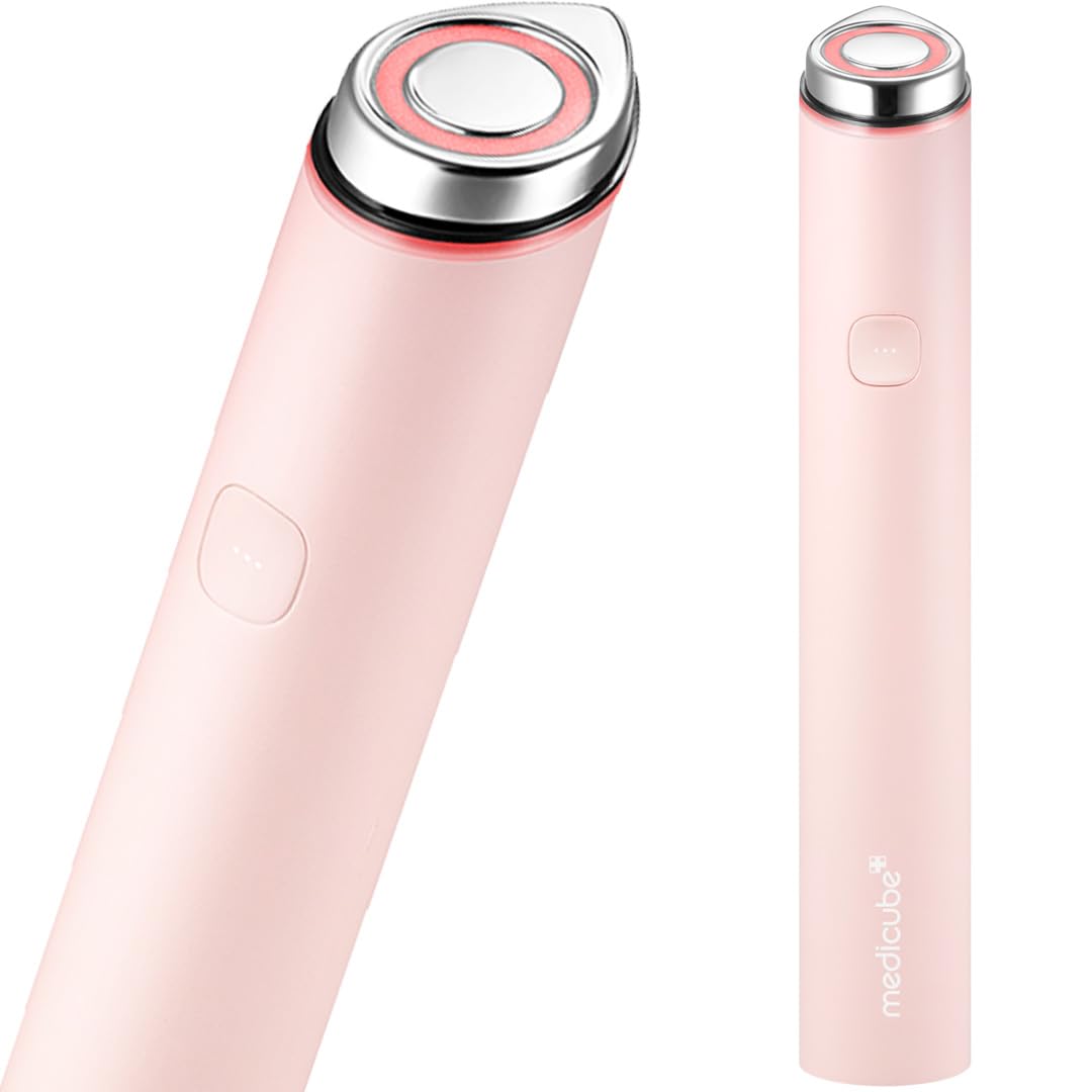 medicube Mini Booster Pro Pink- Affordable at-Home Facial Skin Care Tool for Beginners