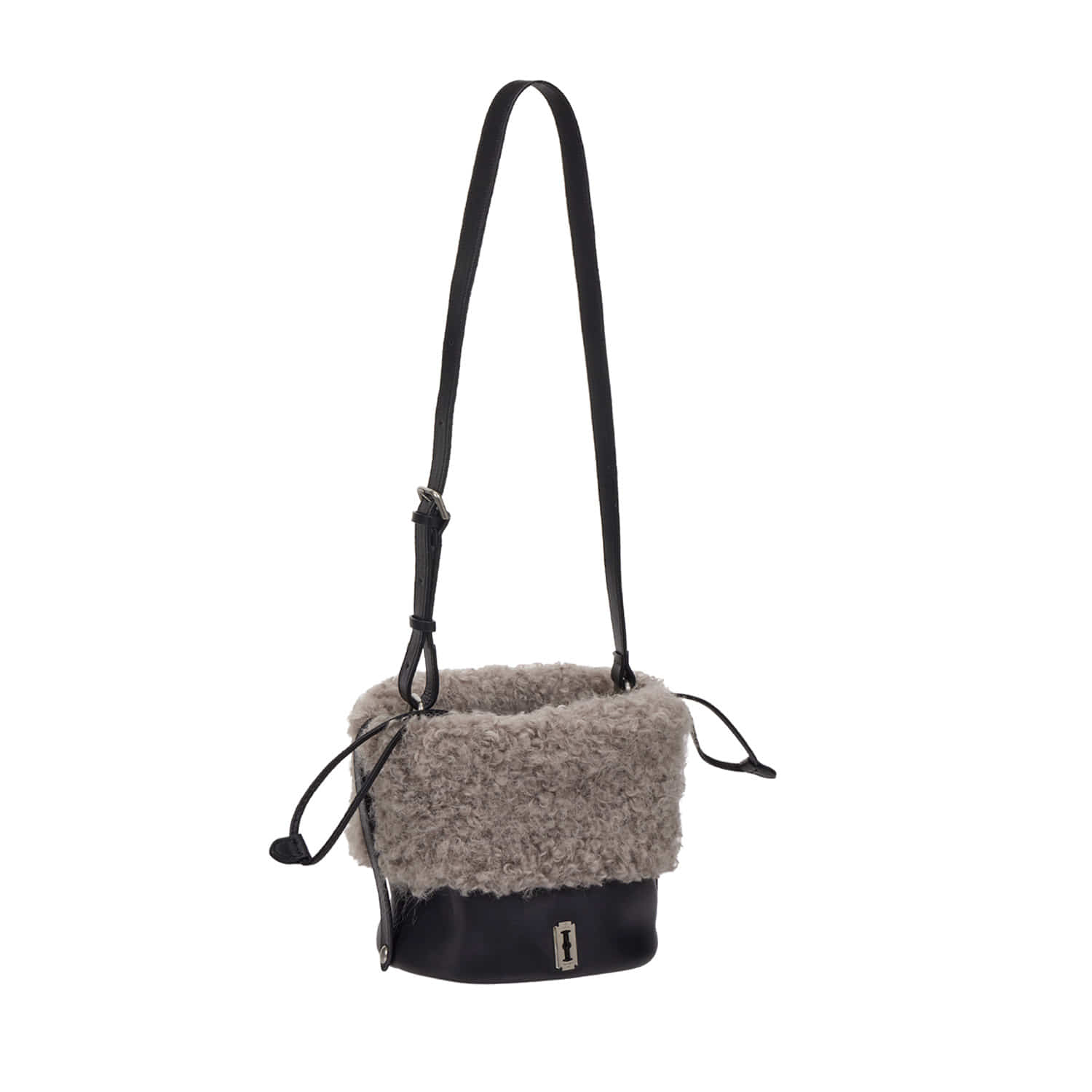 Perfec Fuzzy Shoulder S Black