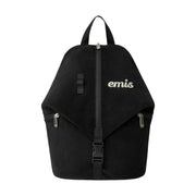 CORDUROY CONVERTIBLE BACKPACK - BLACK