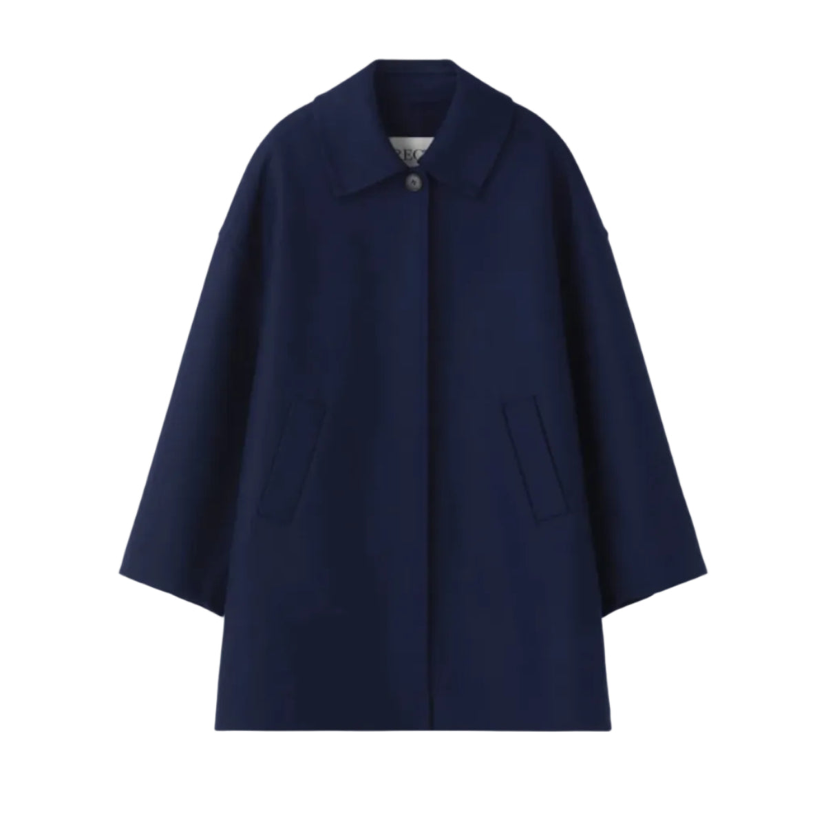 OVERSIZED HANDMADE HOODY COAT (NAVY)