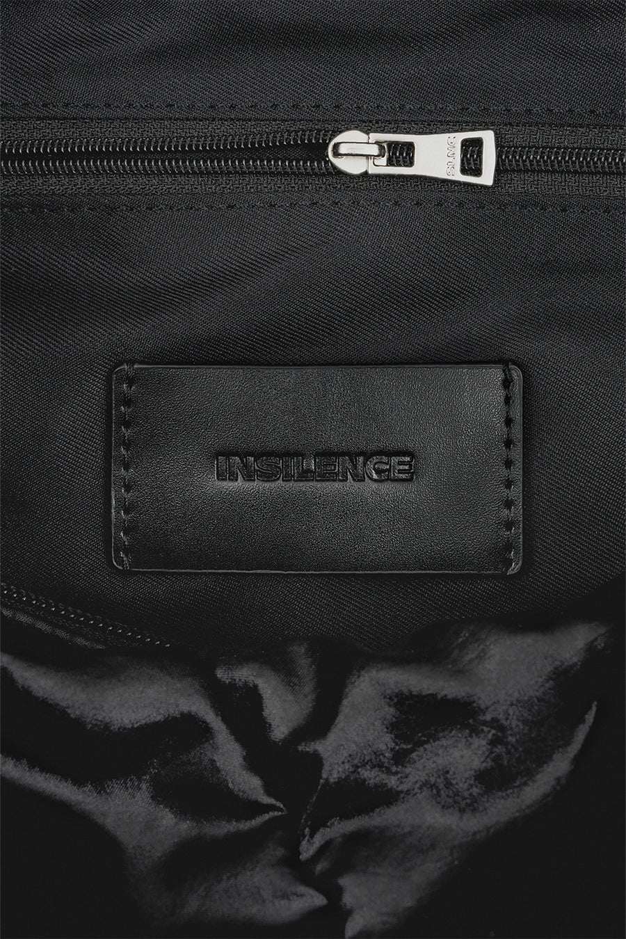 Glossy Croissant Bag BLACK