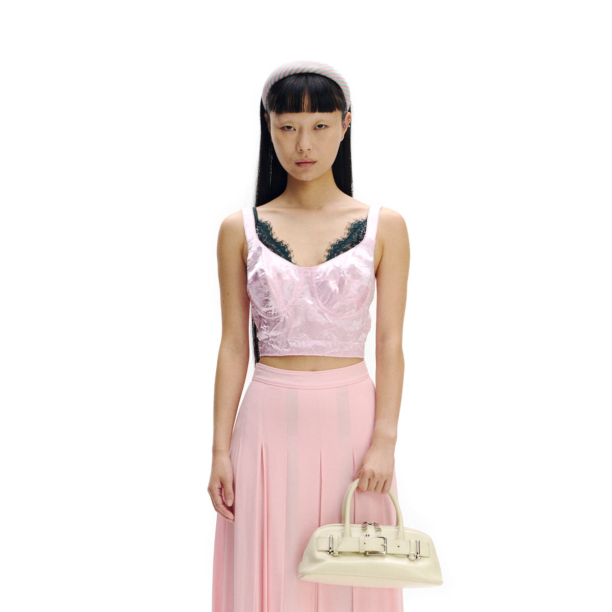 ZIP BROCLE MINI [STONE CREAM]