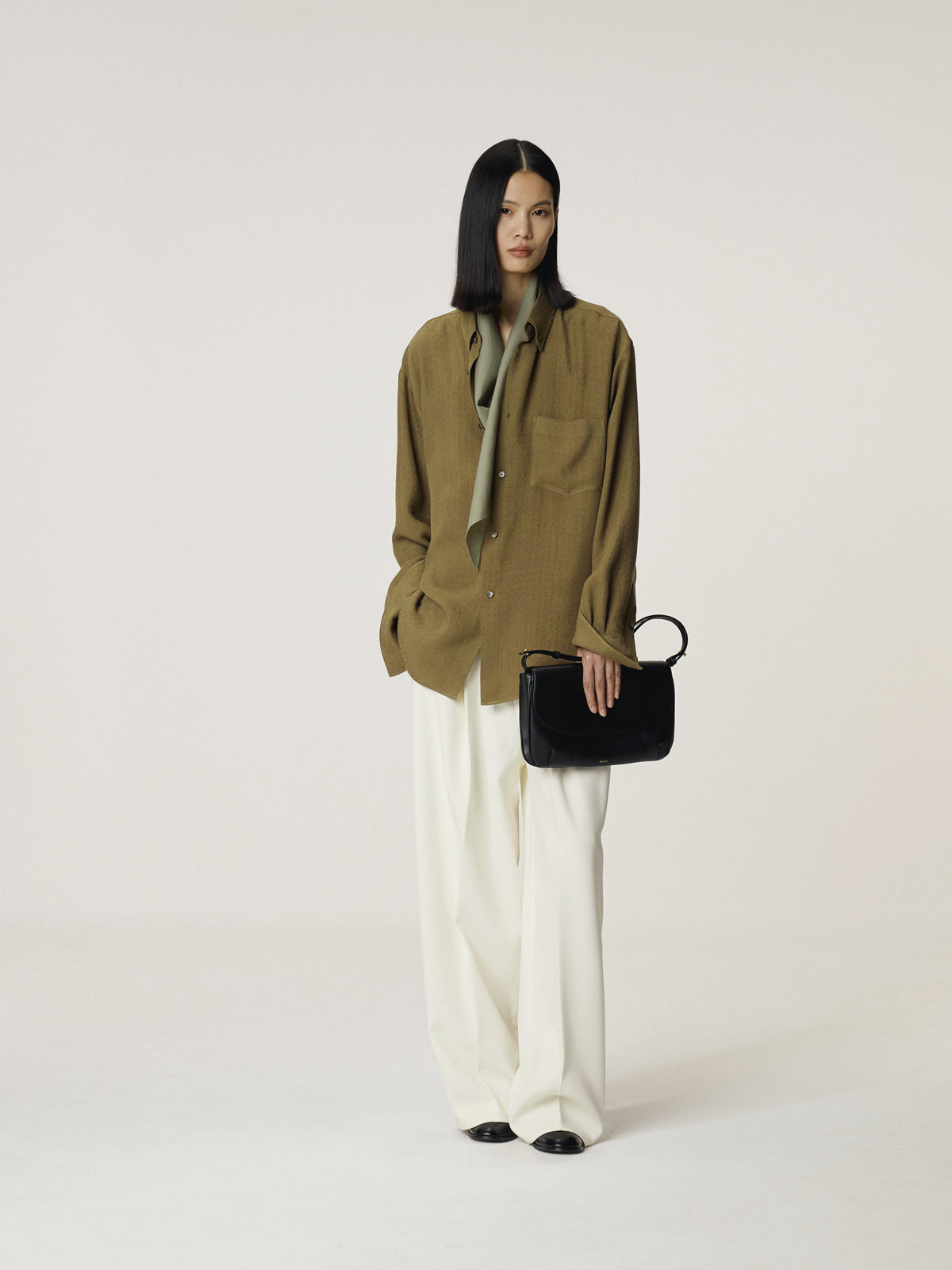 VINTAGE JACQUARD SHIRT (KHAKI)