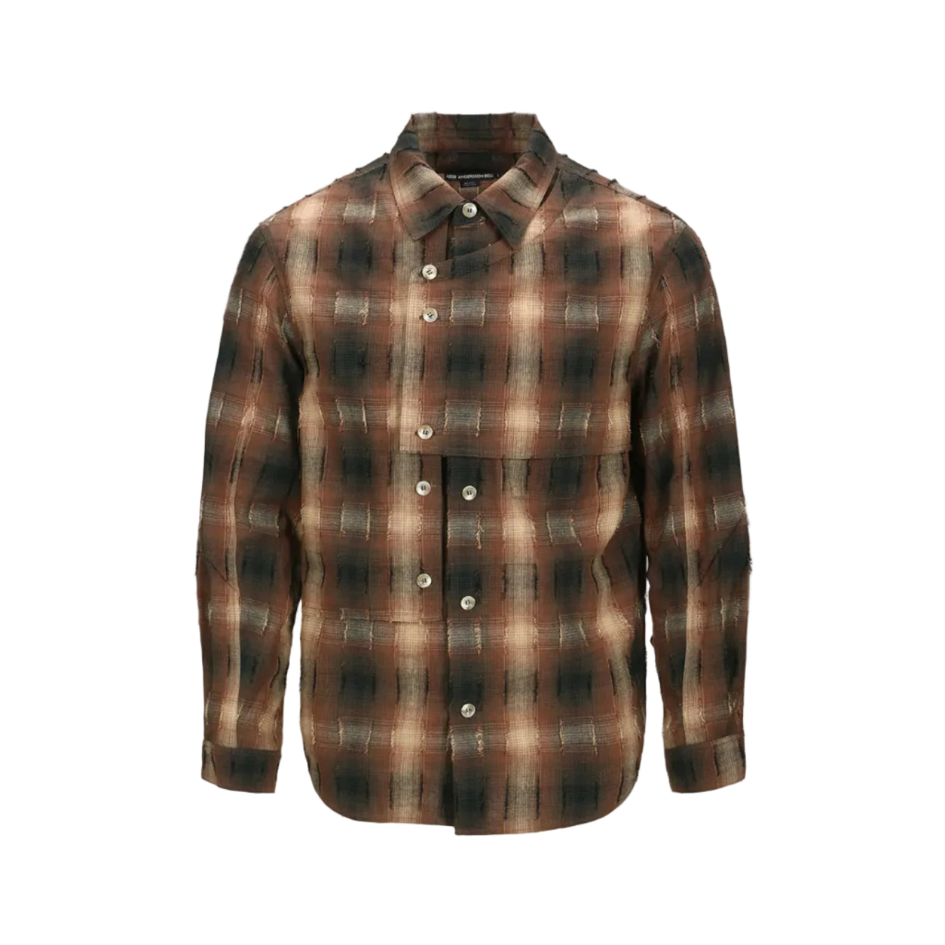 CHECK LAYERED SHIRTS atb1337m (BROWN)