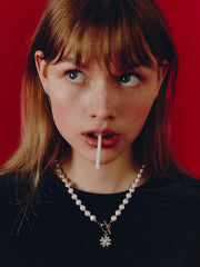 Glow Daisy Pearl Necklace_VH259ONE001M