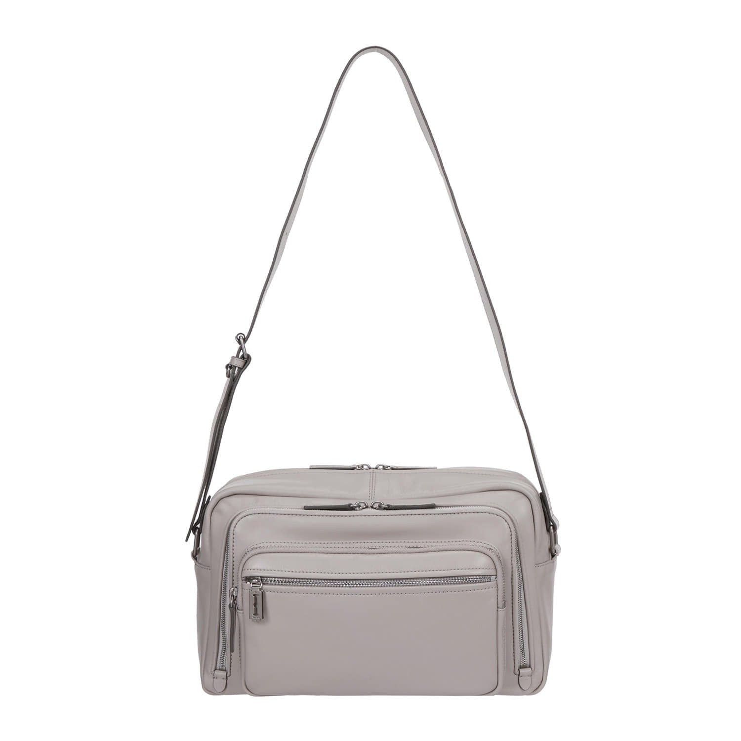 Perfec Multi Pocket Cross M Stone Beige