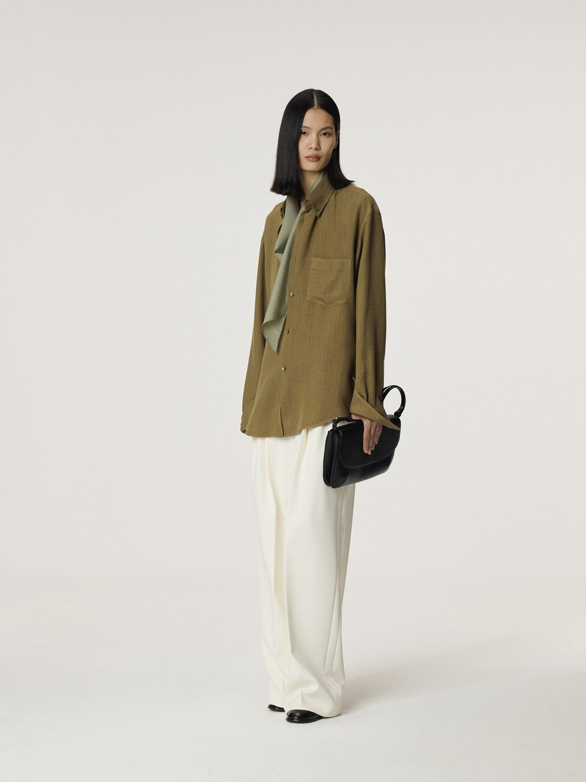 VINTAGE JACQUARD SHIRT (KHAKI)
