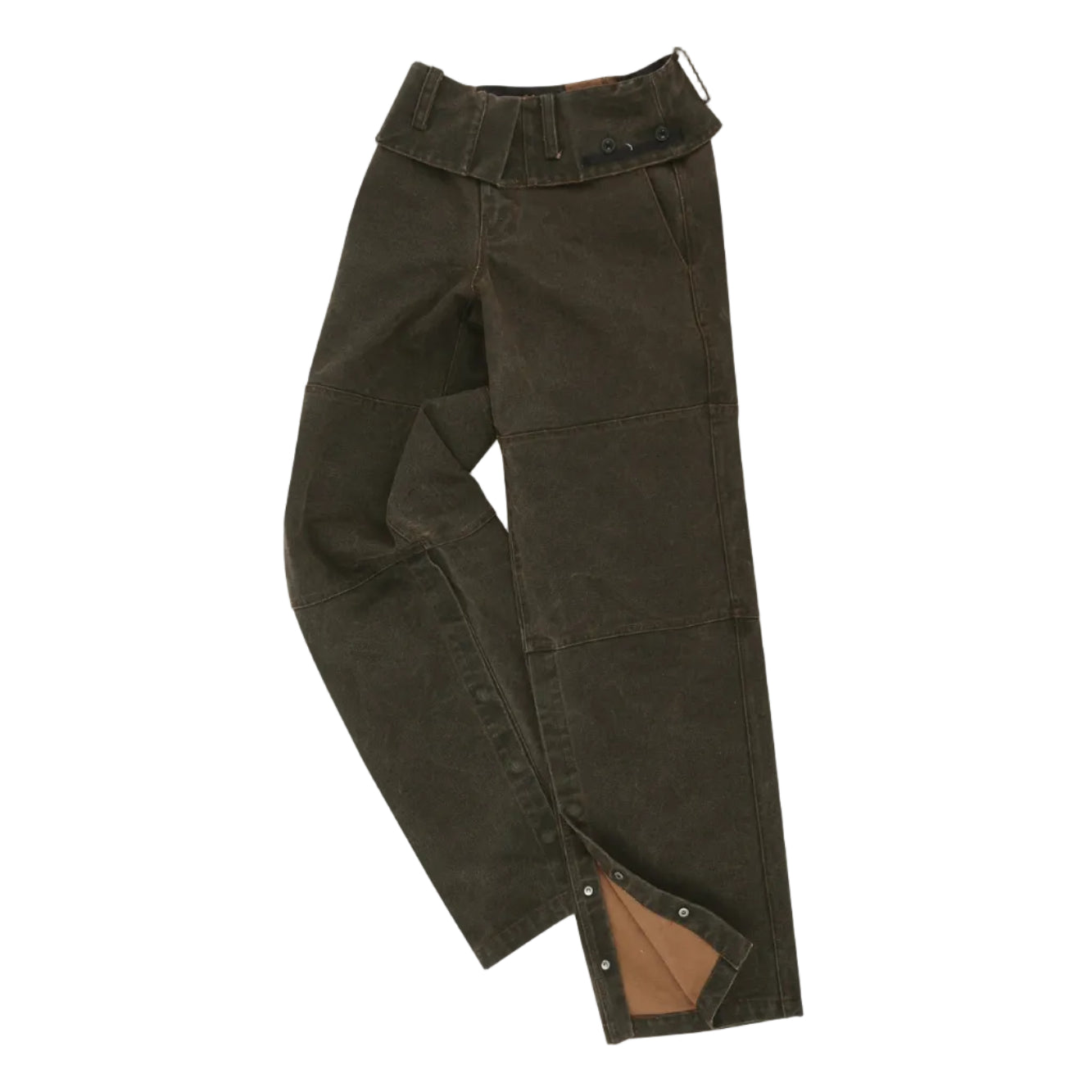 FOLDED WORK PANTS apa851w (BROWN)