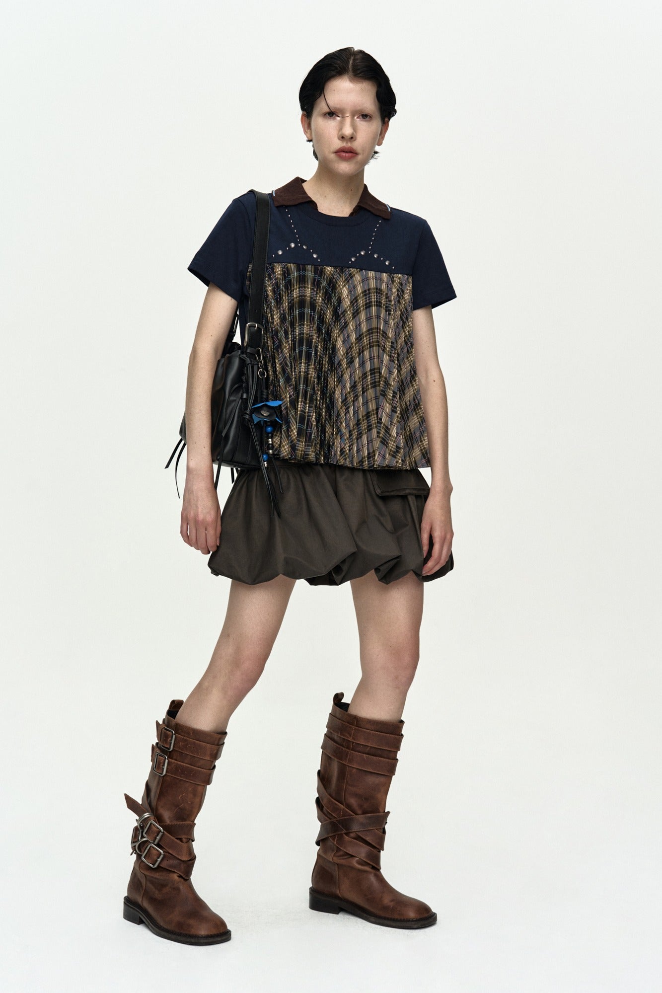 CARGO BALLOON SKIRT apa897w (CHARCOAL)