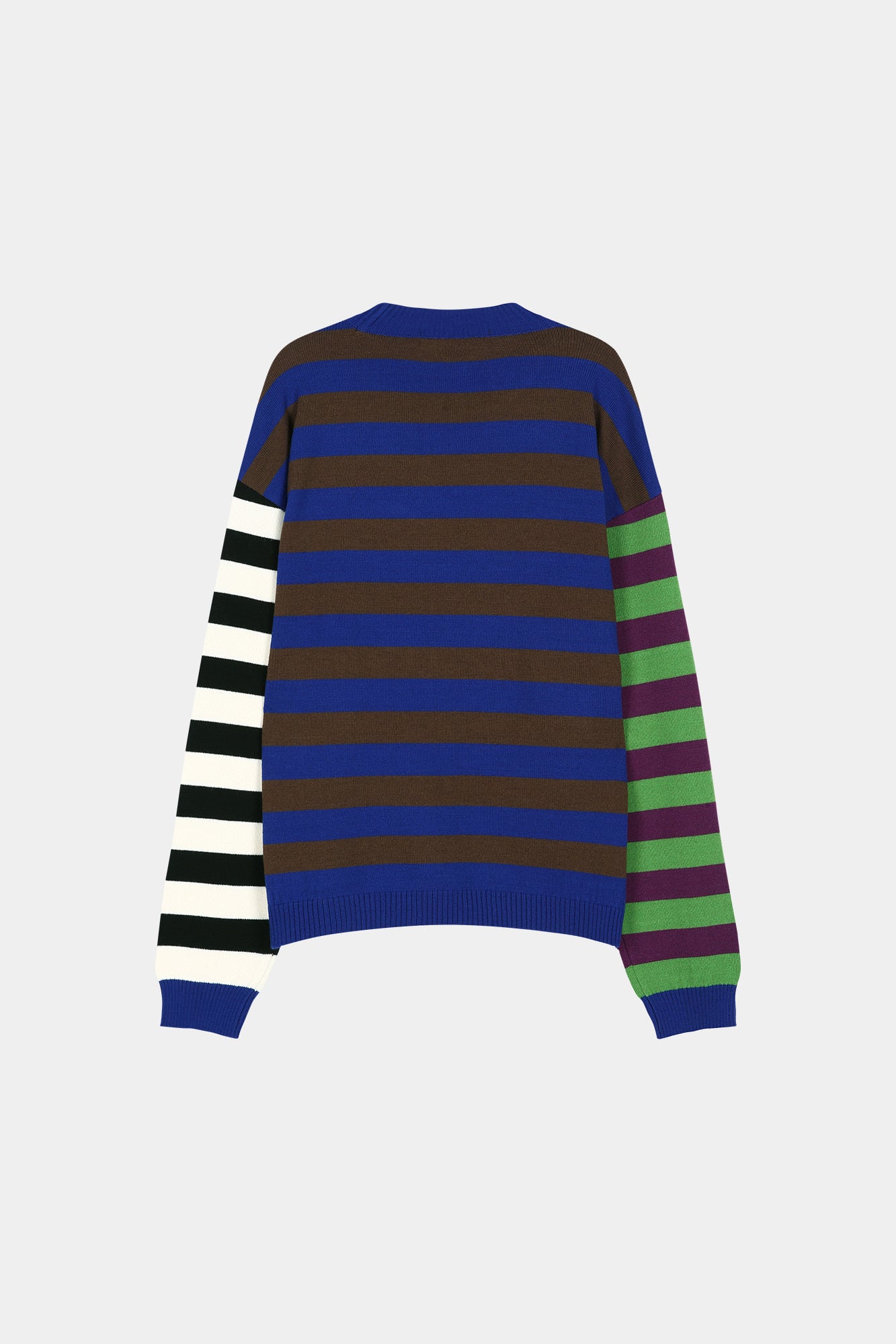 BOY'S HEART MESSAGE CREW-NECK SWEATER atb1453m (BLUE/GREEN)