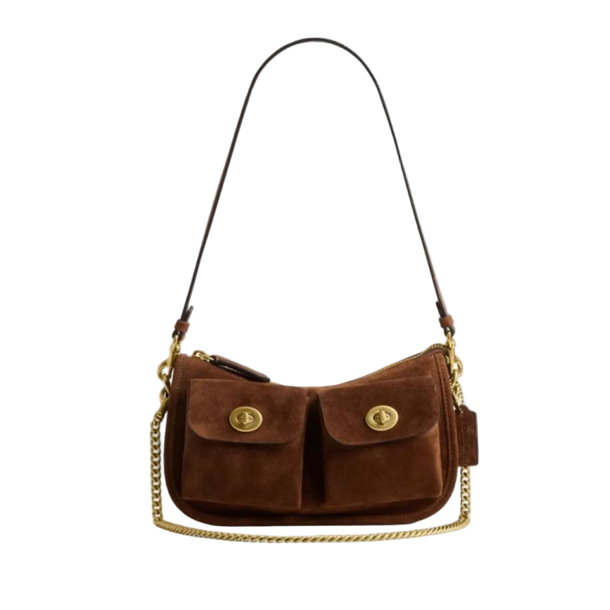 Coach Twin Turnlock Waverly Bag CDZ21 B4WBR