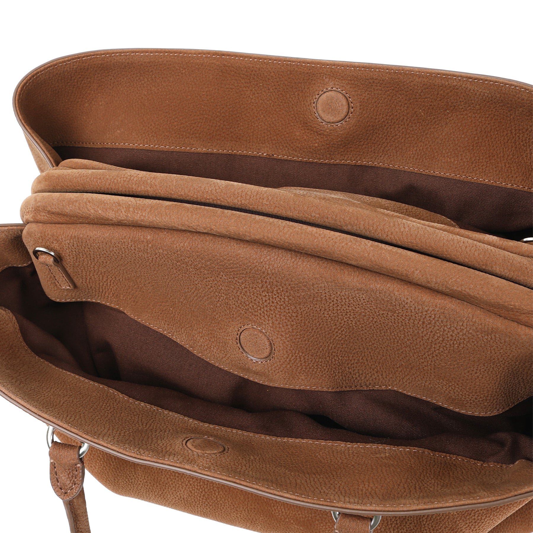 SHELL BROT LARGE [NUBUCK BROWN]