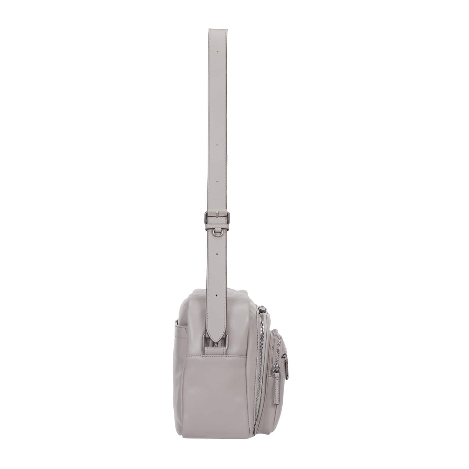 Perfec Multi Pocket Cross M Stone Beige