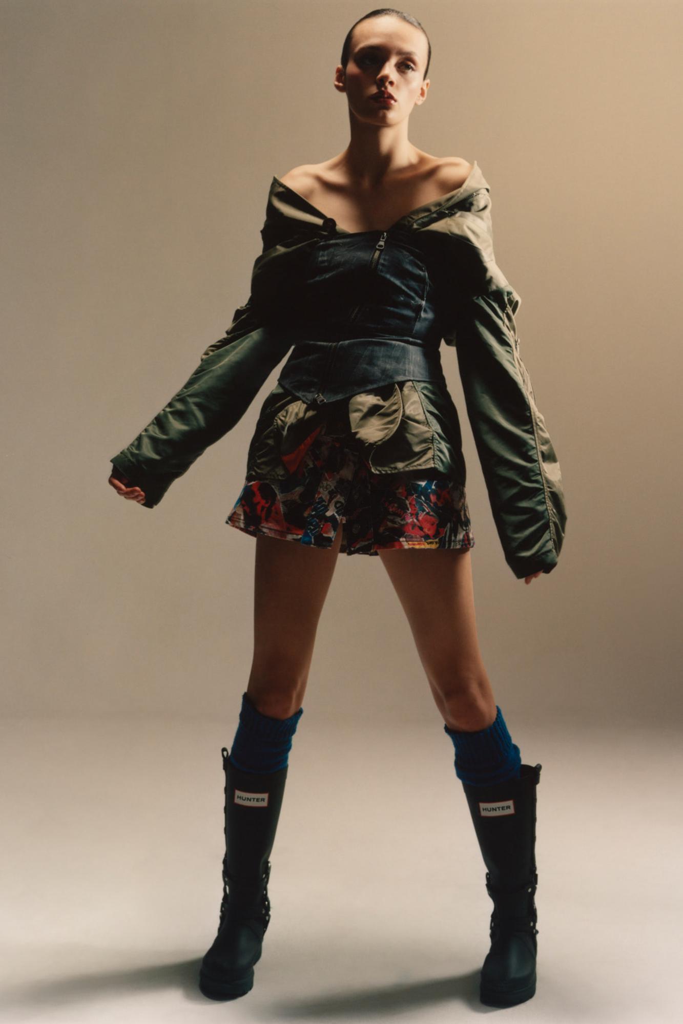 ADSB X HUNTER ORIGINAL 2.0 TALL BOOT aaa390w(DARK OLIVE)