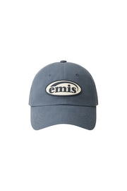 RUBBER PATCH BALL CAP-ASH BLUE