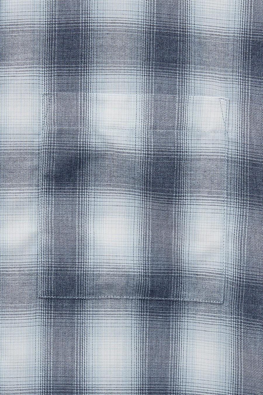 Oversized Check Shirt GREY BLUE