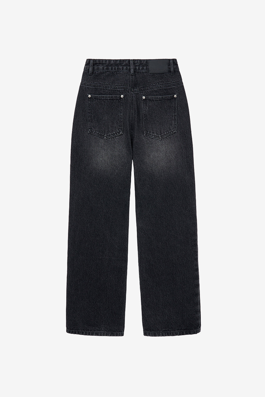 Curving Stud Denim BLACK
