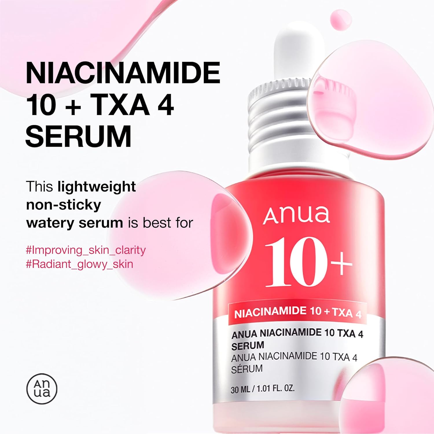 ANUA Niacinamide 10 + TXA 4 Serum (30ml/1.01 fl.oz)