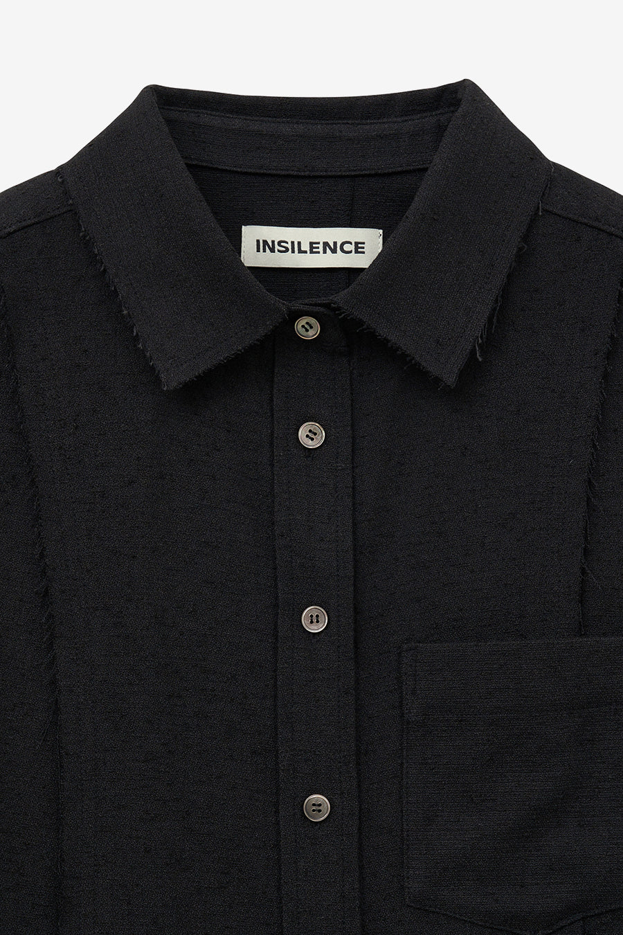 Natural Cut-Off Shirt BLACK