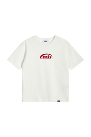(W) BOUCLE LOGO T-SHIRT - IVORY