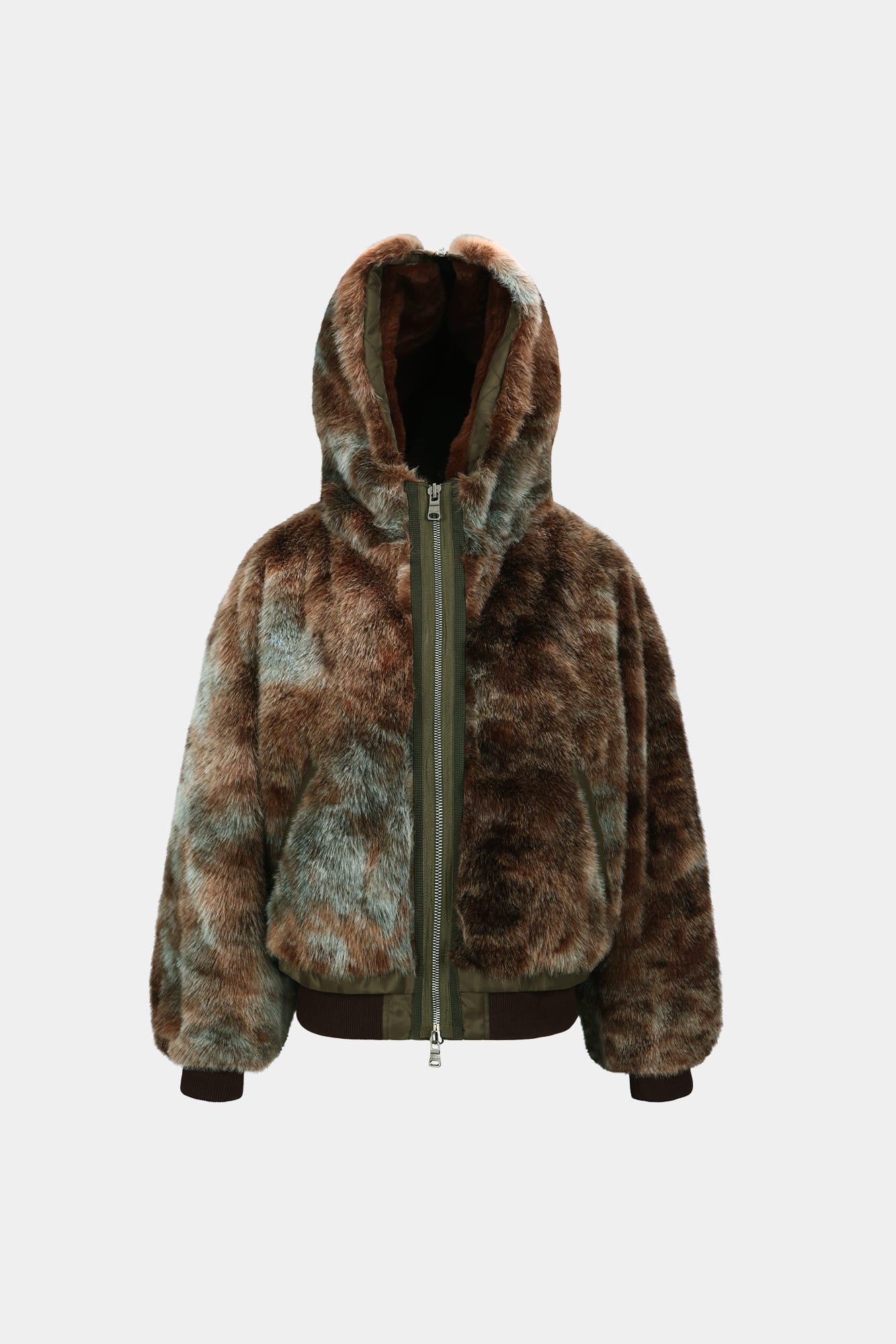 VANESSA FUR N2B JACKET awa728w(BROWN)
