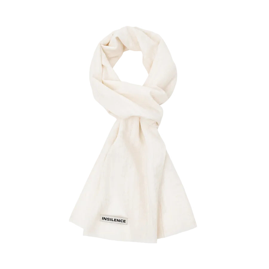 Natural Cut-Off Scarf IVORY
