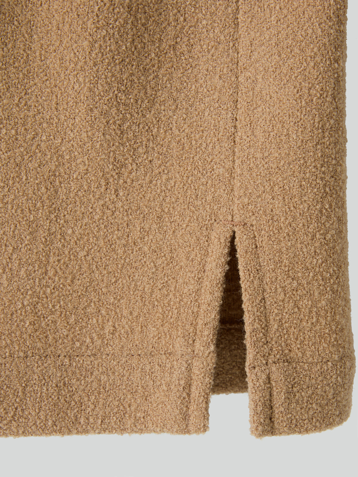 WOOL TWEED SOFT SHIRT (BEIGE)