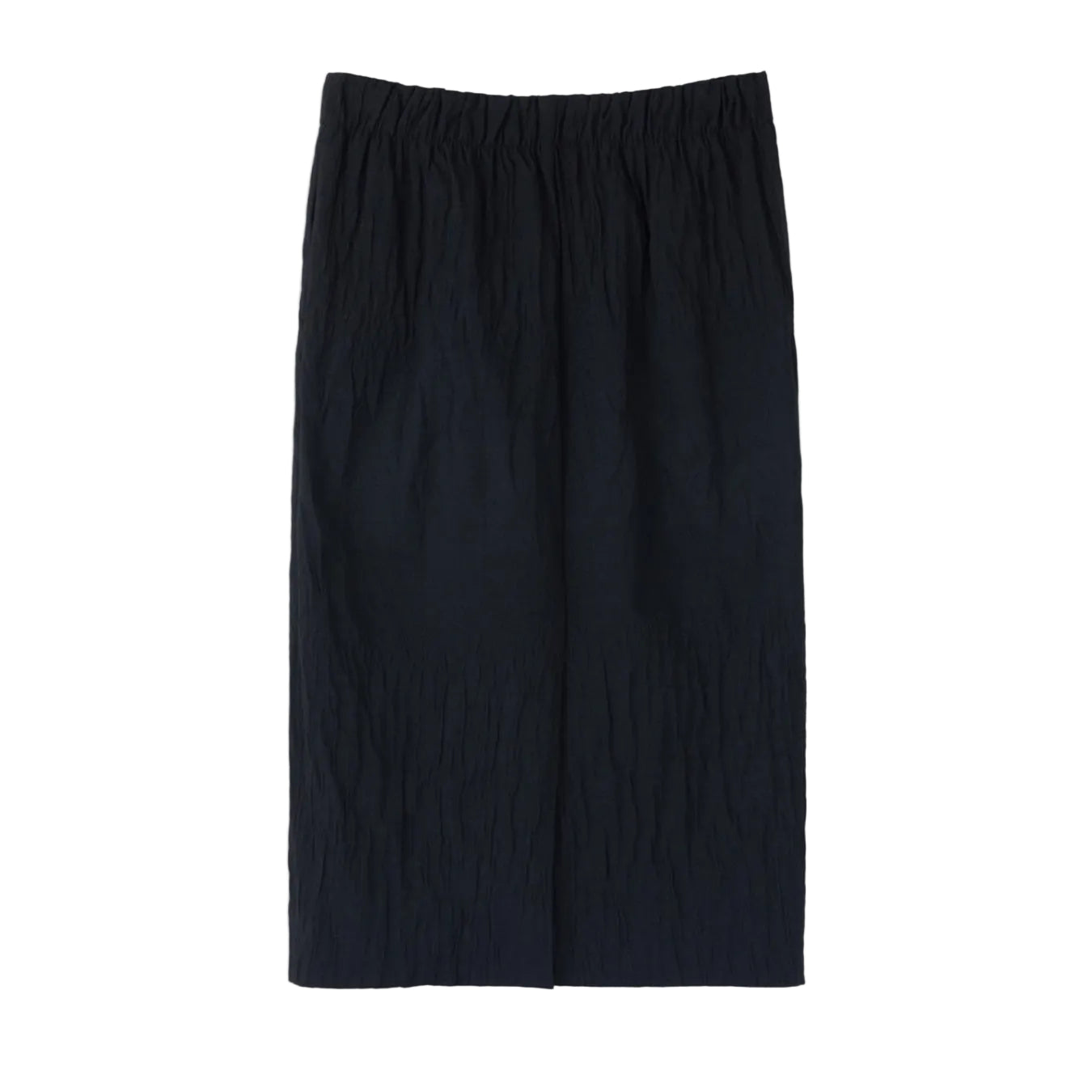 WAVE JACQUARD BANDING SKIRT (BLACK)