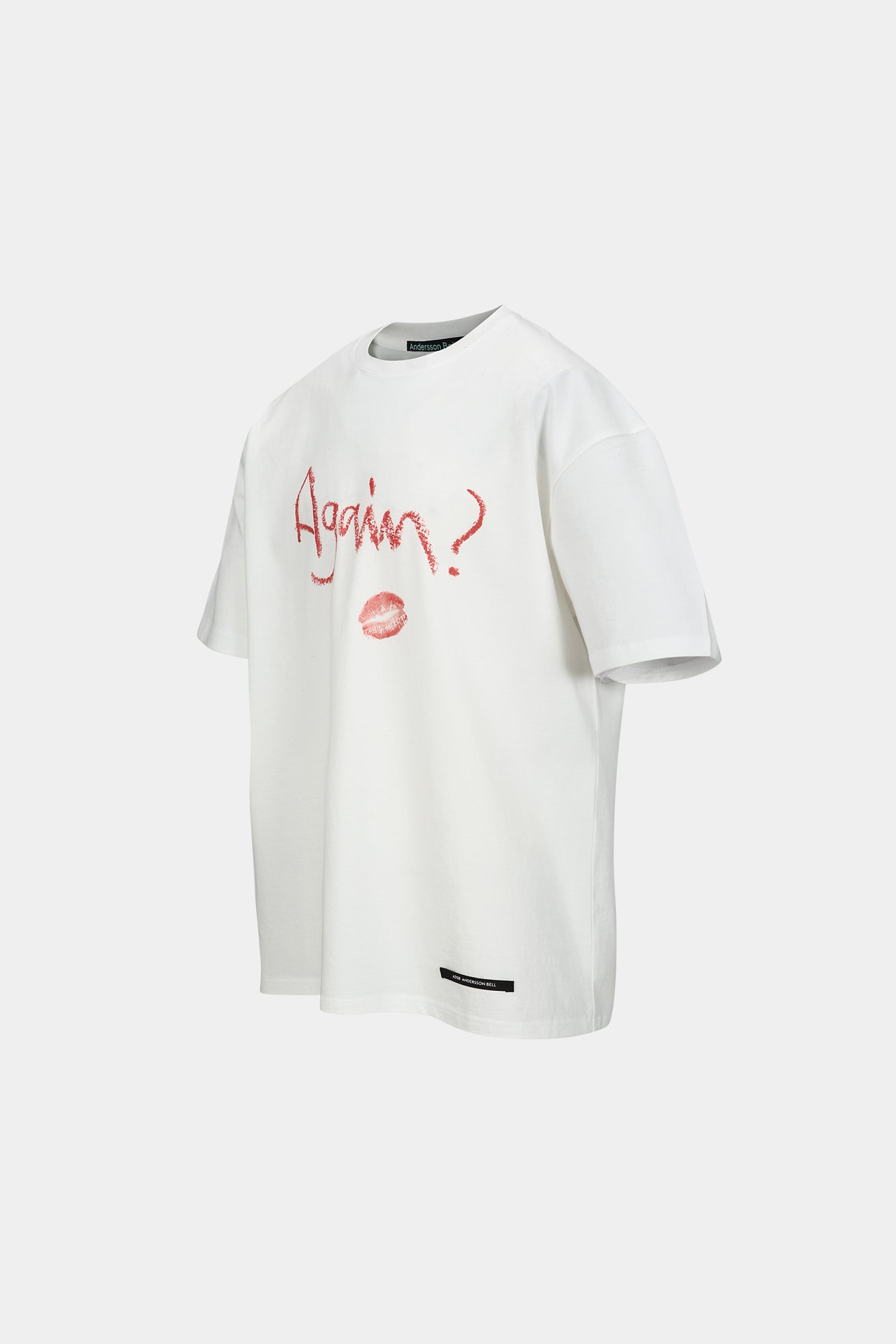 (ESSENTIAL) UNISEX AGAIN LIP T-SHIRT atb1406u(WHITE)
