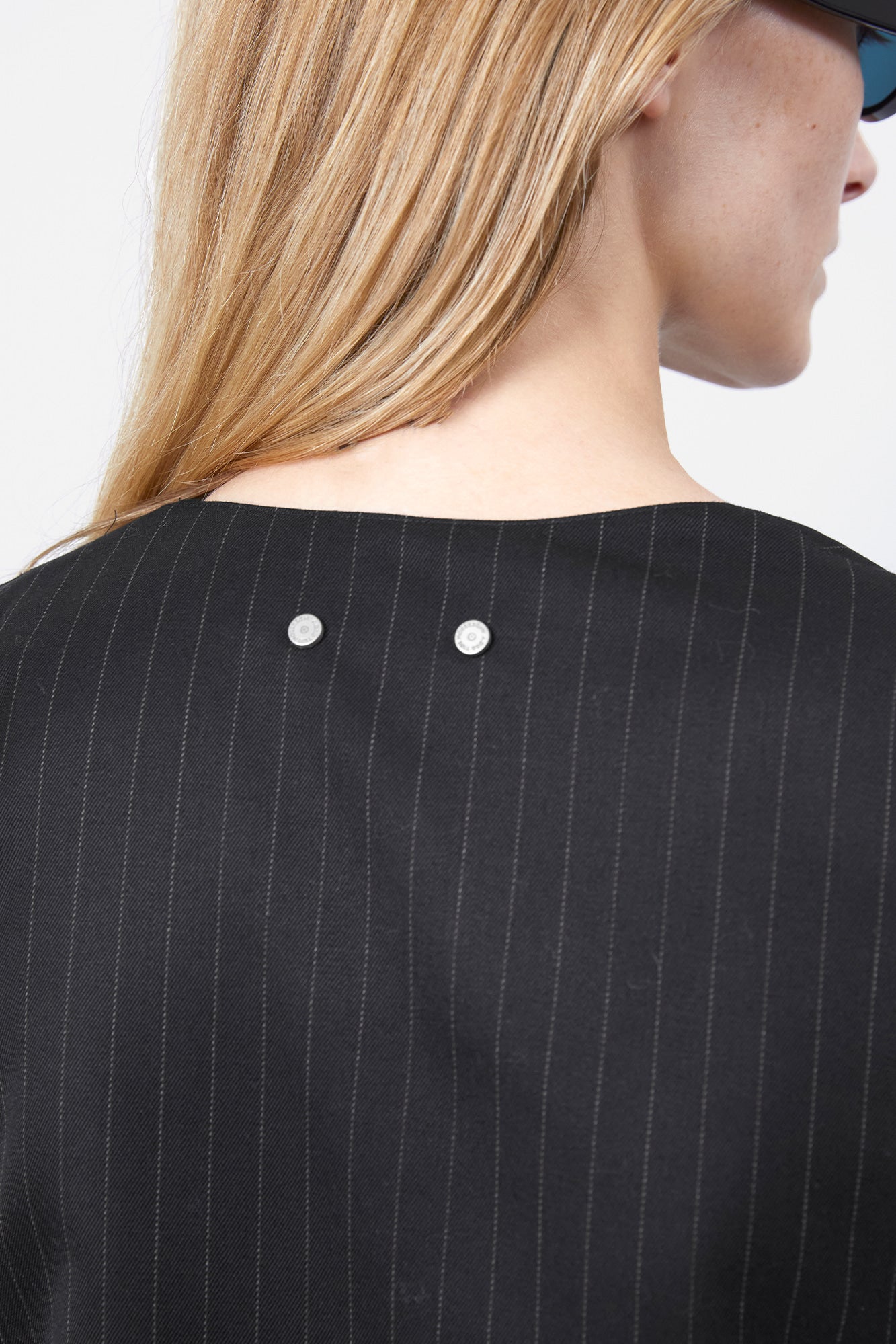 BLAZER CUT SLEEVELESS DRESS atb1396w (BLACK)