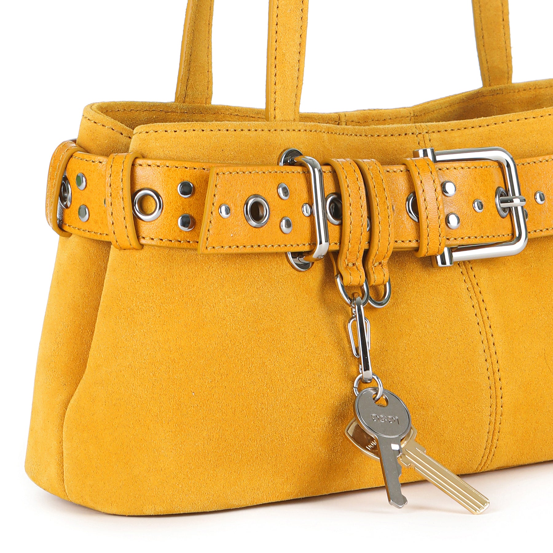 SHOULDER BROCLE MINI [SUEDE MUSTARD COMBI]