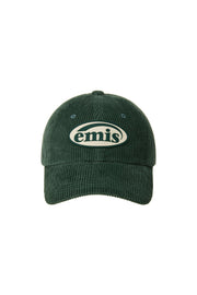 RUBBER PATCH CORDUROY BALL CAP-GREEN