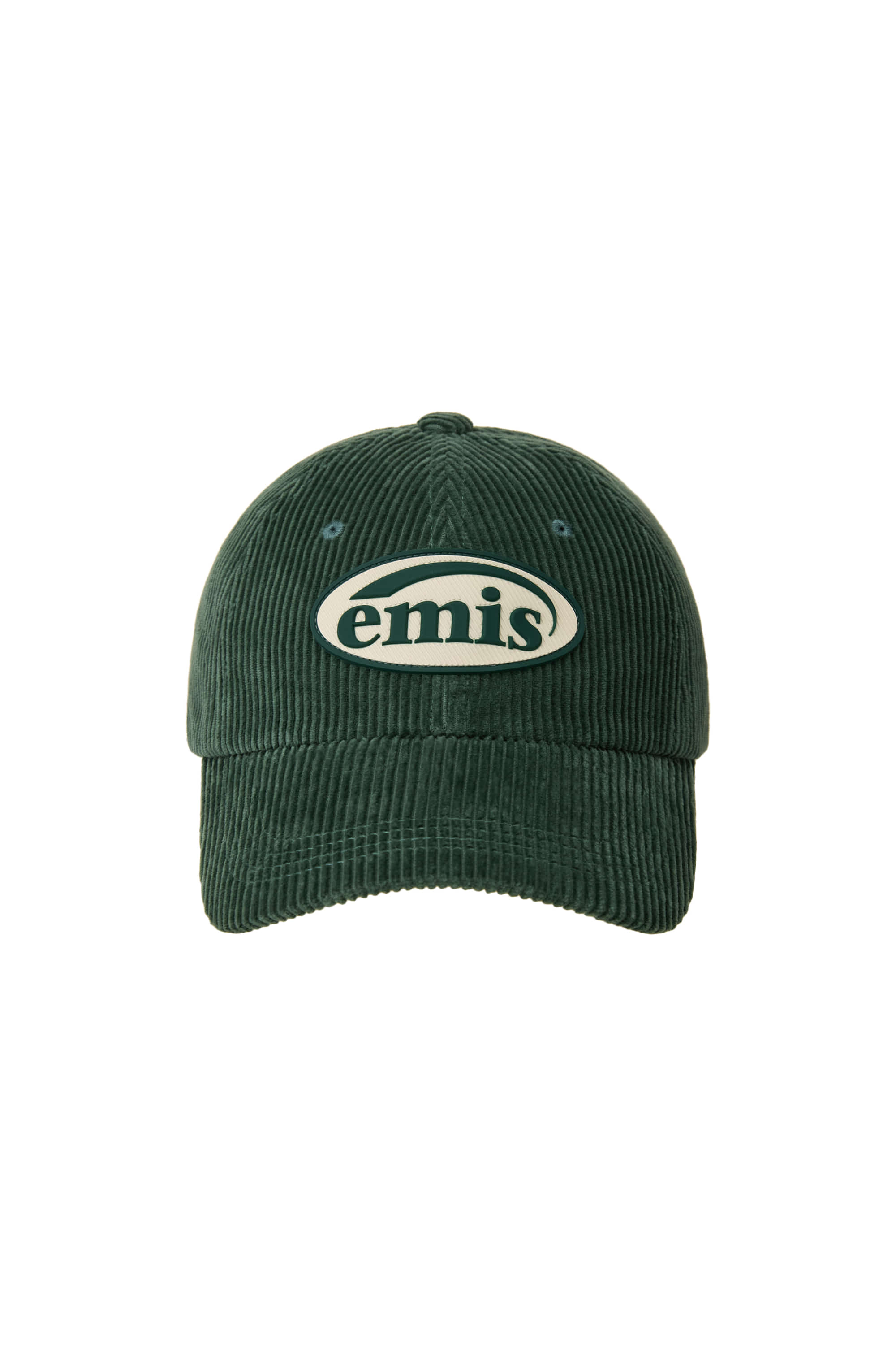 RUBBER PATCH CORDUROY BALL CAP-GREEN