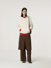 RC LAYERED SKIRT PANTS (TOBACCO)
