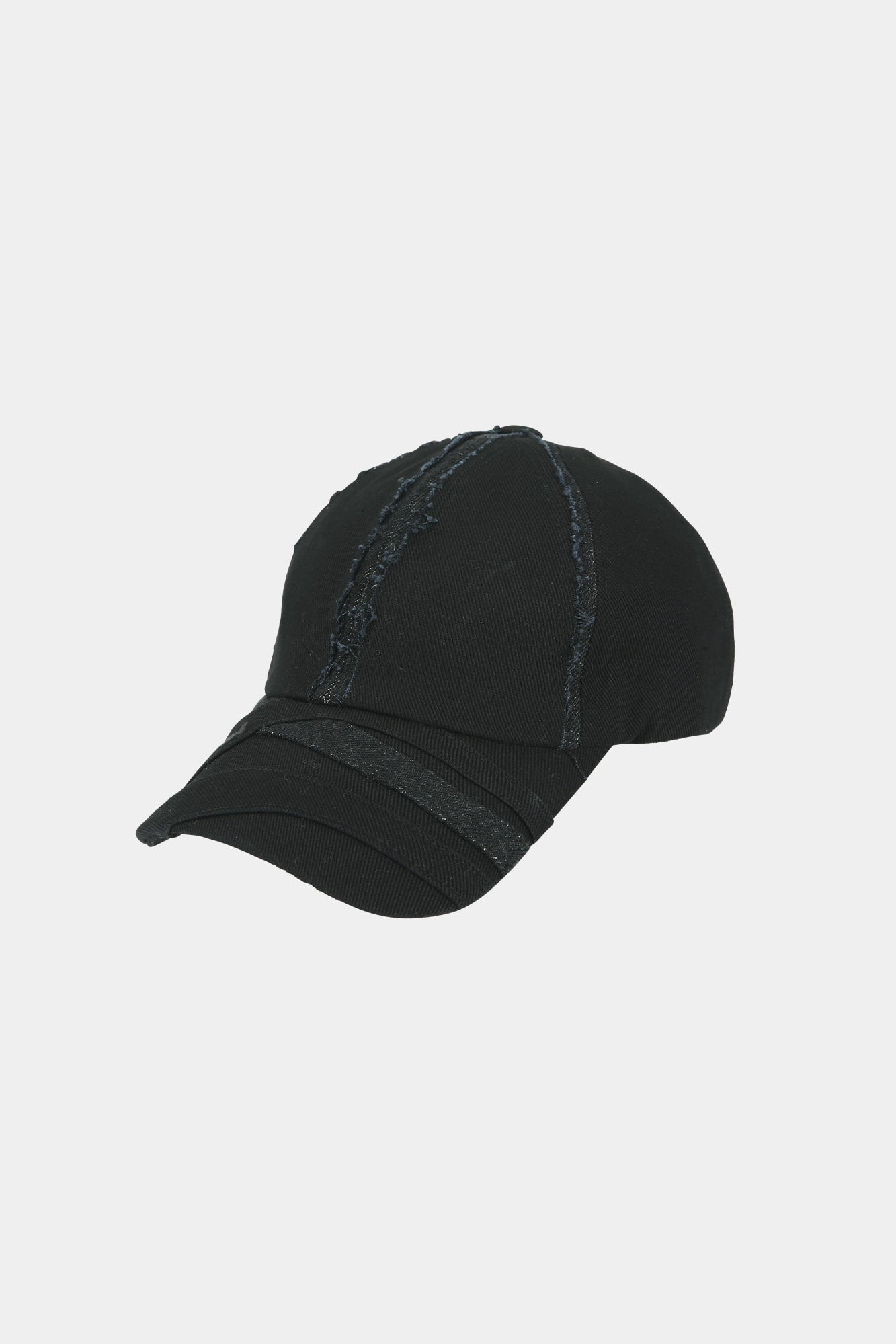 UNISEX LAYERED CAP aaa498u (BLACK/GREY)