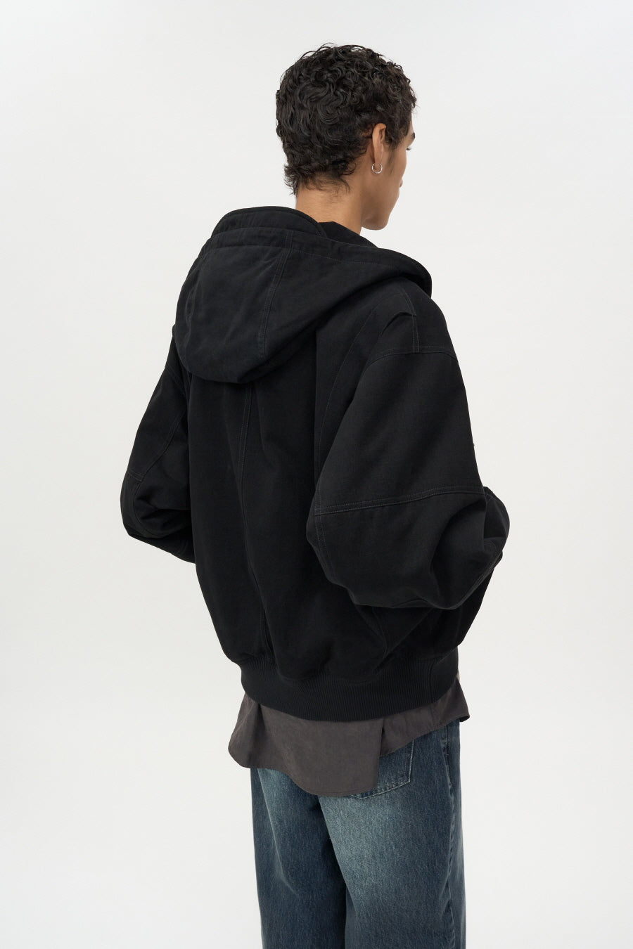 Flight Hooded Bomber BLACK