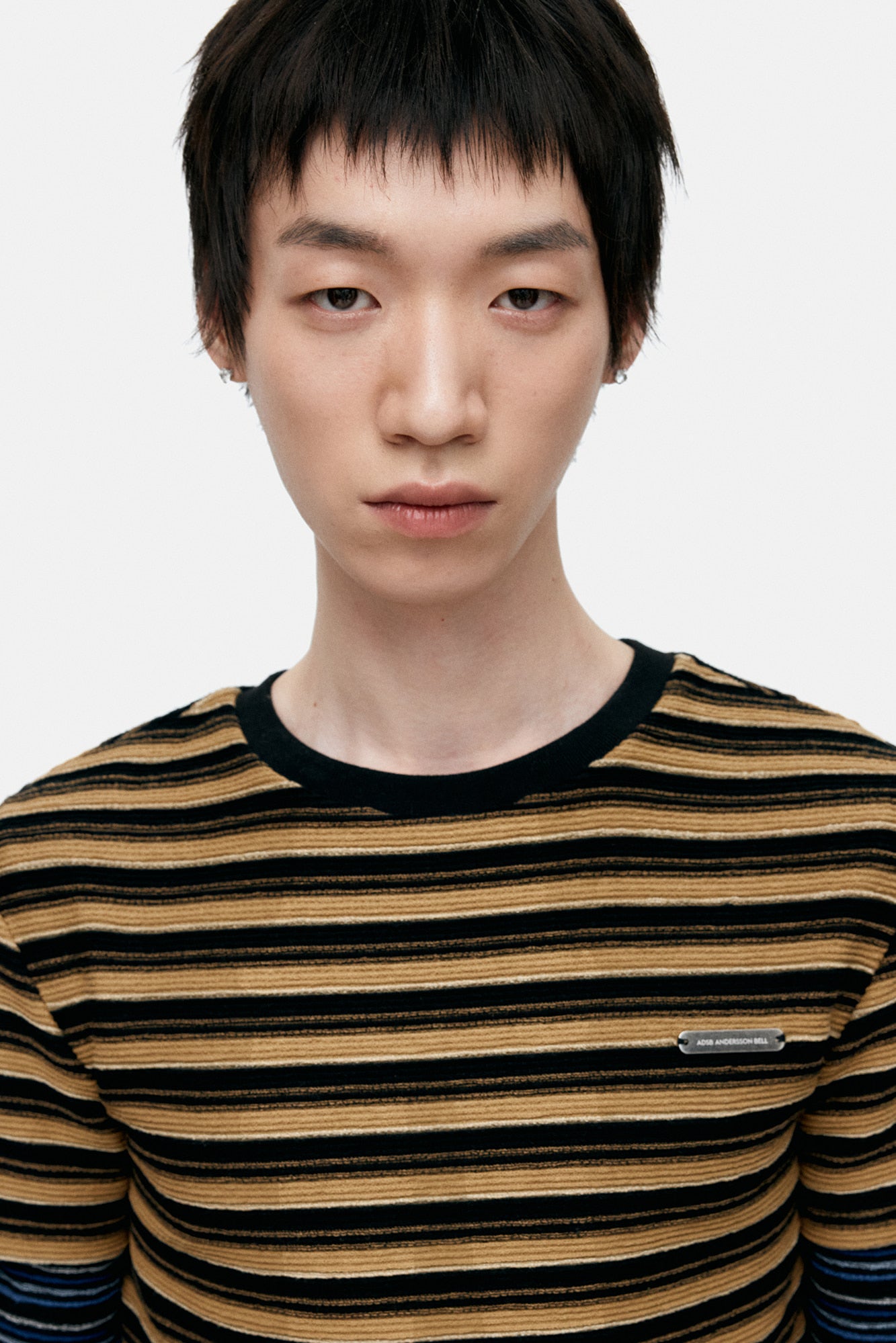 MULTI STRIPE LS T-SHIRTS atb1353w(MULTI)