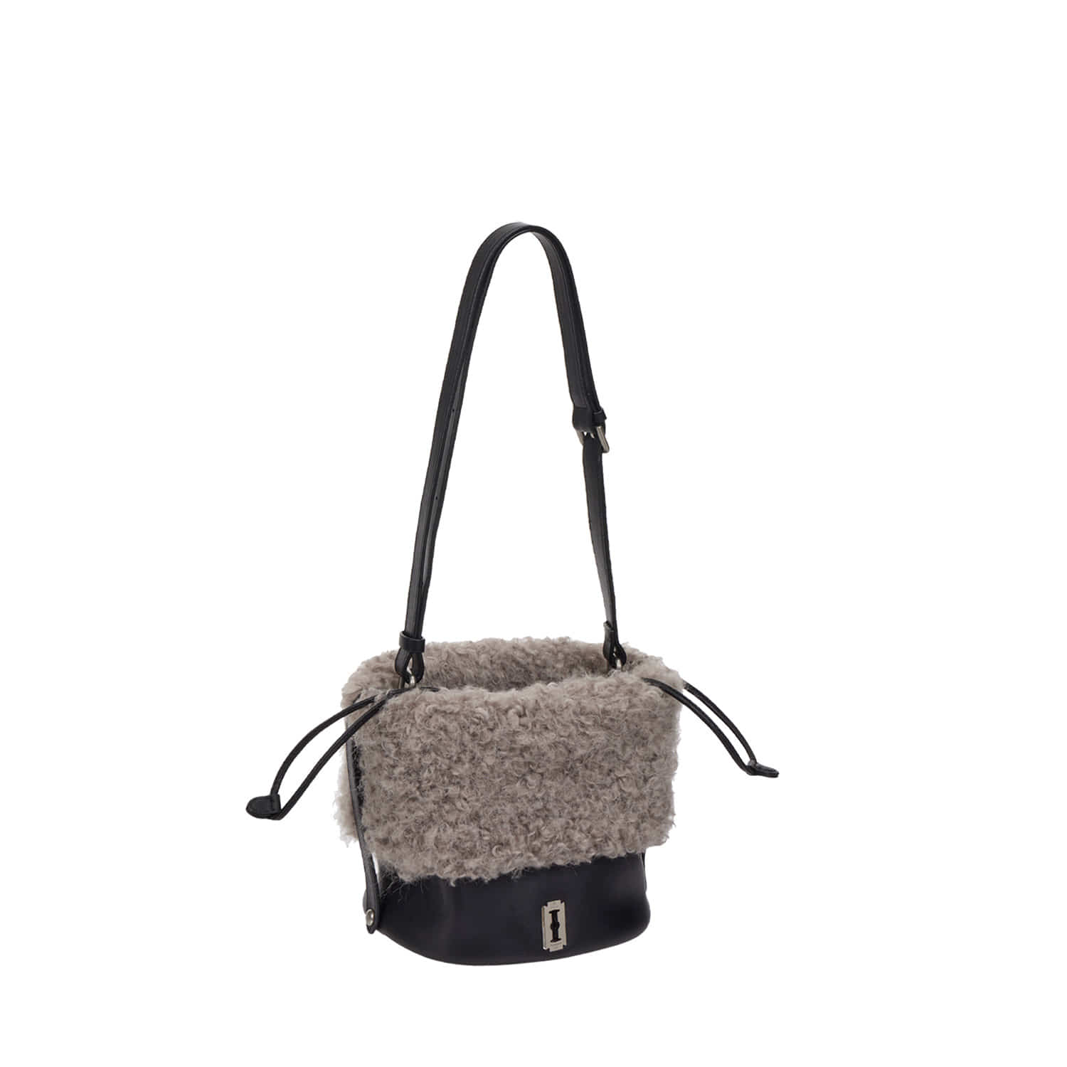 Perfec Fuzzy Shoulder S Black