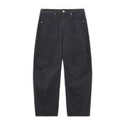 Curved Wide Jeans CHARCOAL