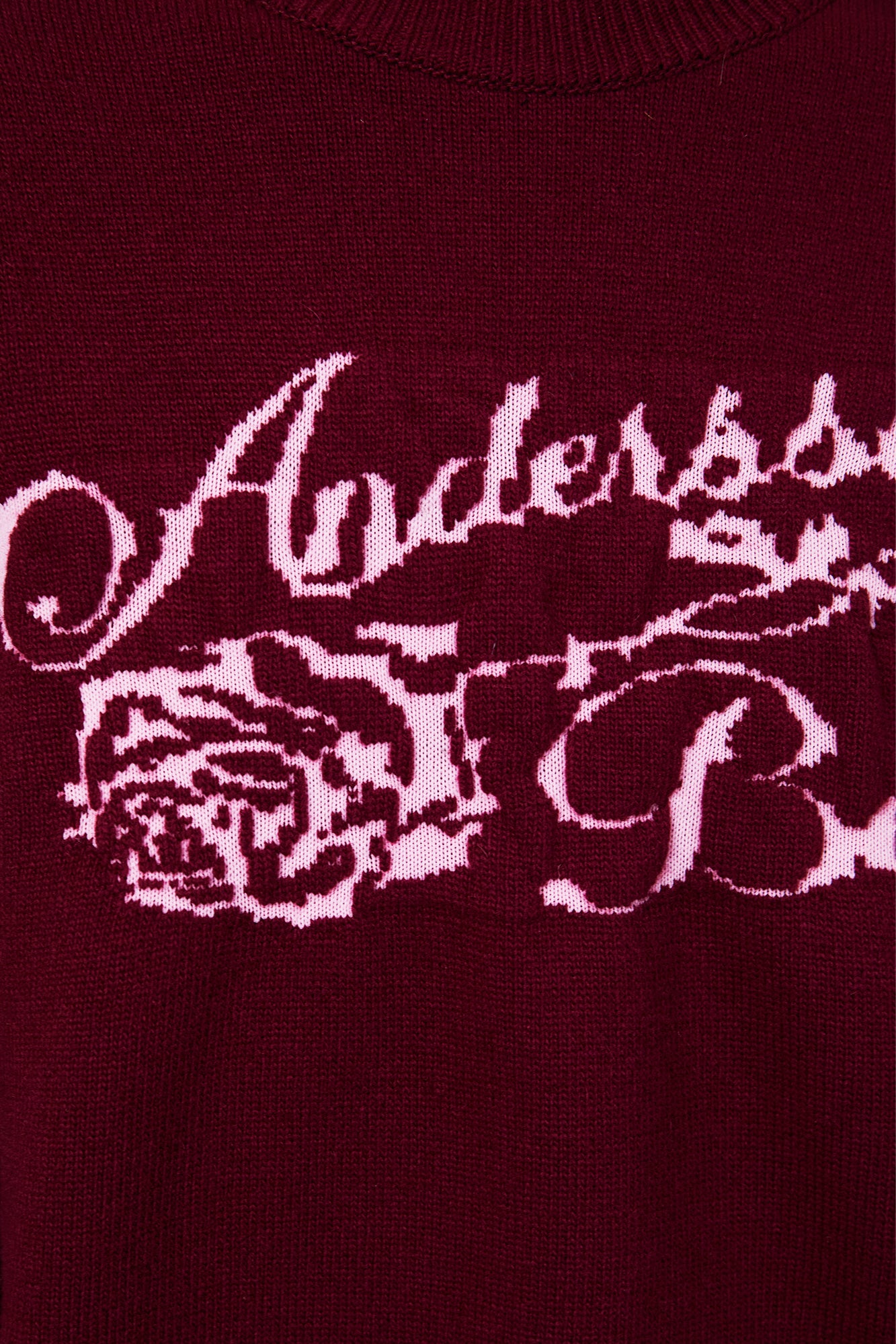 UNISEX CASHMERE ROSE CREW-NECK SWEATER atb1372u (LILAC)