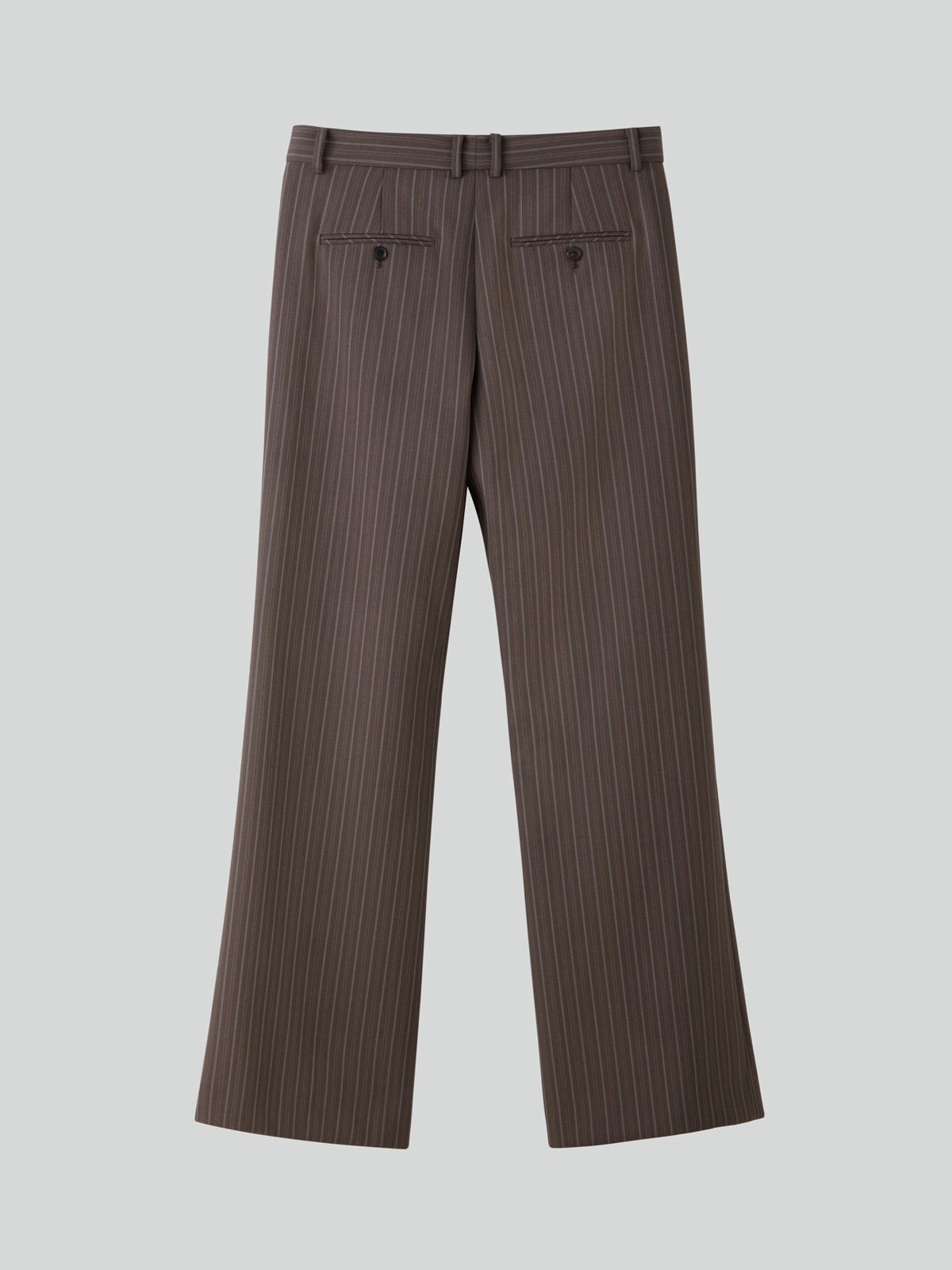 VINTAGE STRIPE FLARE PANTS (SEPIA GREY)