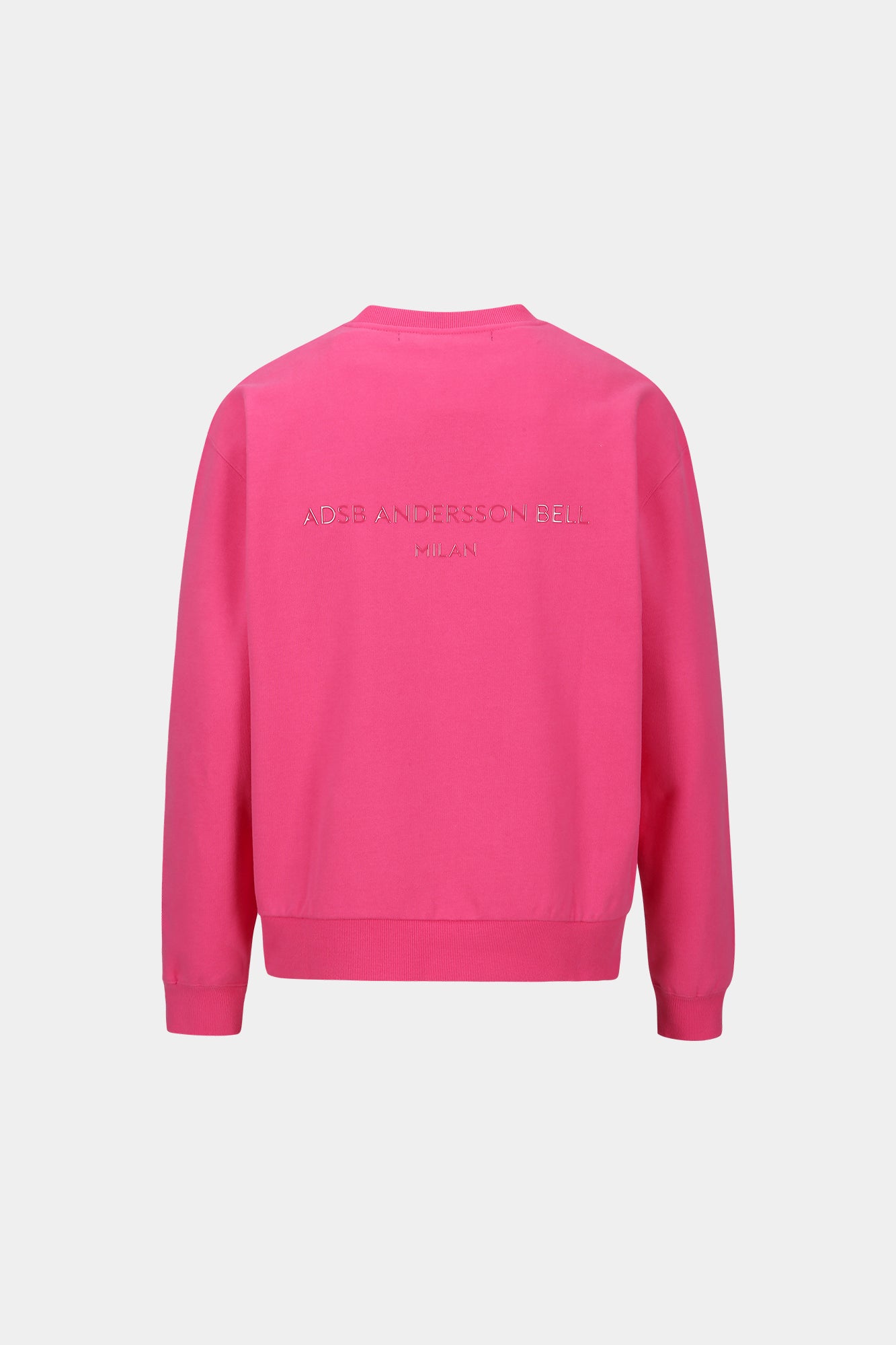 UNISEX STOOL PATCH LOGO SWEATSHIRTS atb1272u (PINK)