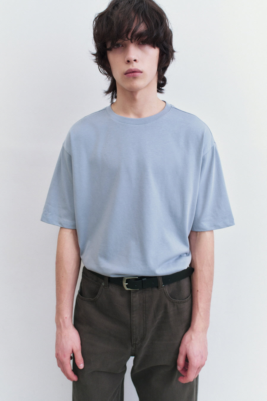 Minimal Leather Belt BLACK