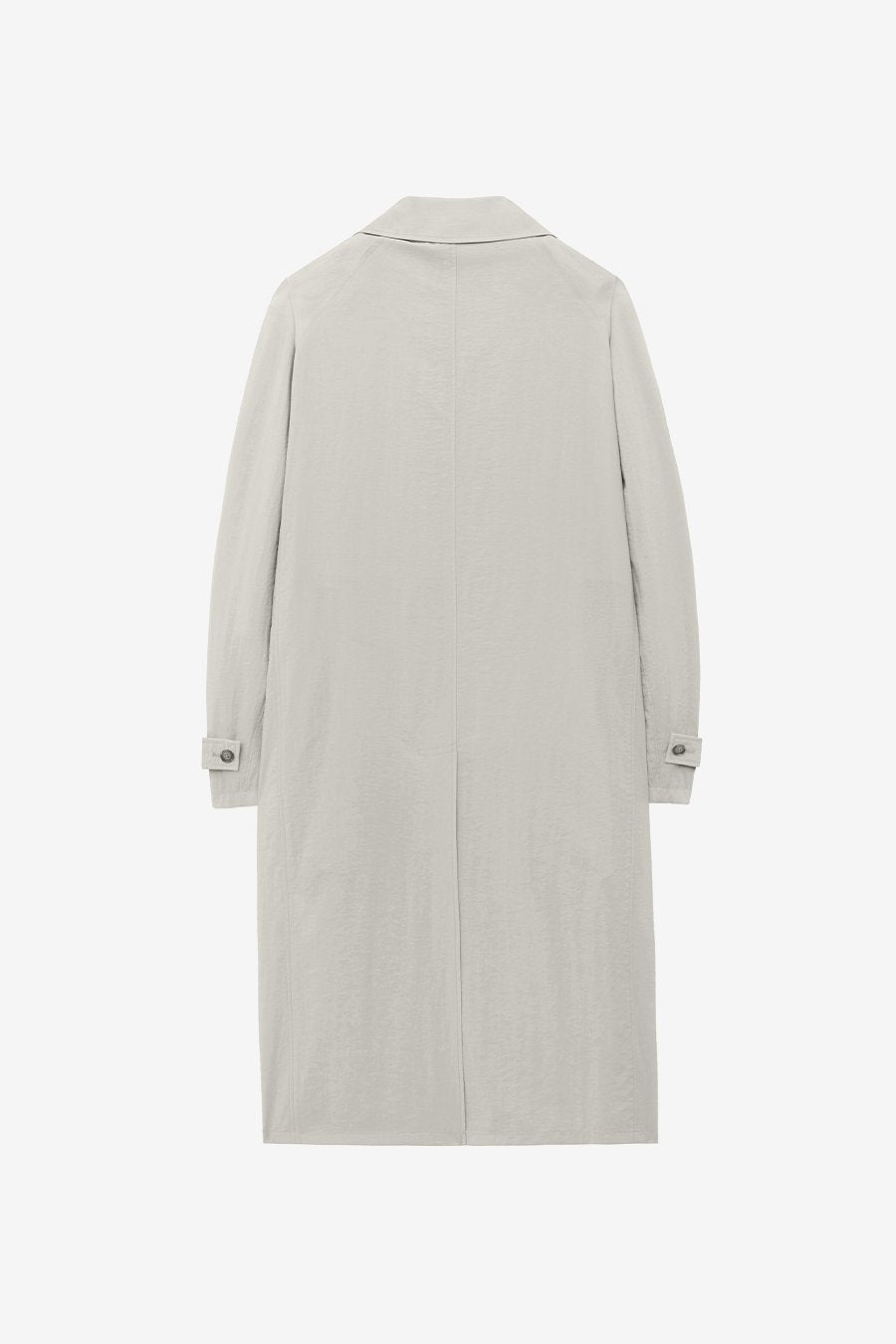 Sheer Nylon Trench ASH BEIGE