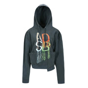 (ESSENTIAL) UNISEX REWORK ADSB CATERPILLAR HOODIE atb1103u (NAVY)