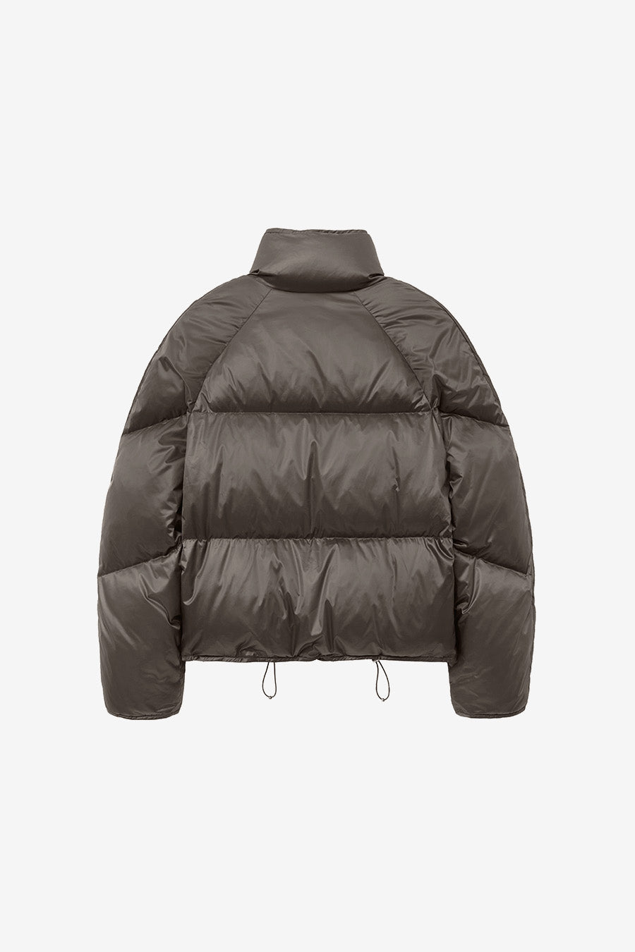 Glossy Goose Down Jacket BROWN