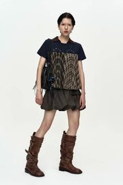 CARGO BALLOON SKIRT apa897w (CHARCOAL)