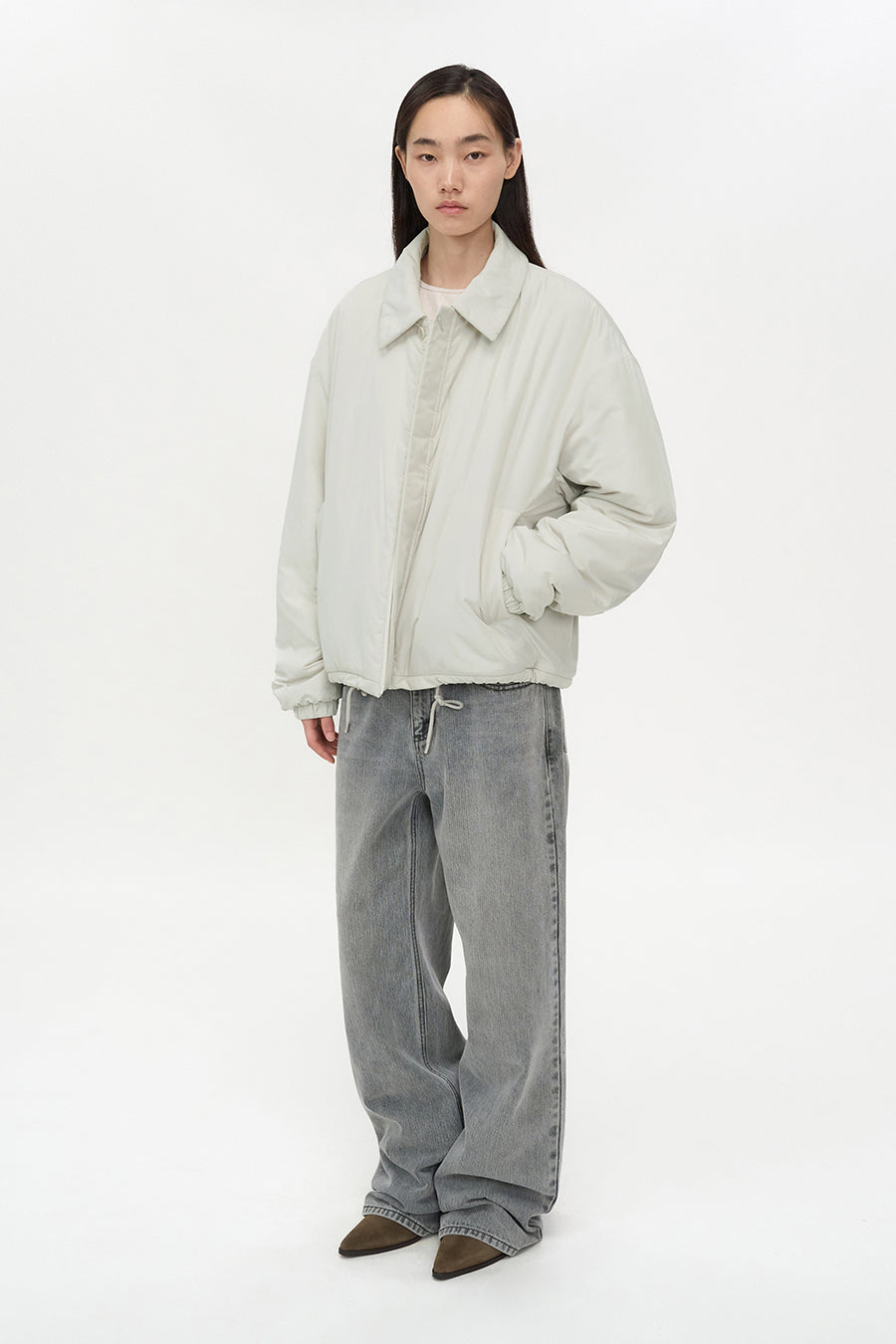 Soft padded jumper ASH GRAY