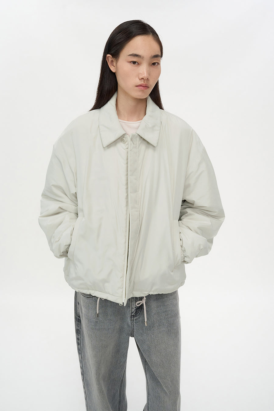 Soft padded jumper ASH GRAY