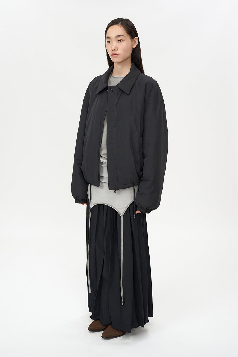 Soft padded jumper BLACK